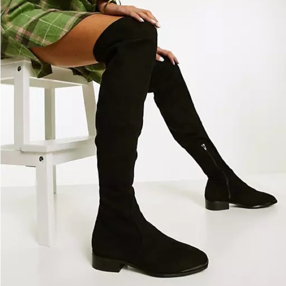 Aldo Black Over-the-Knee Boots